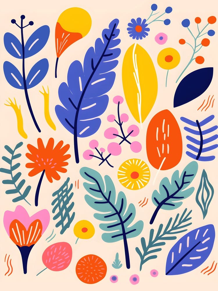 Abstract Floral Pattern 3