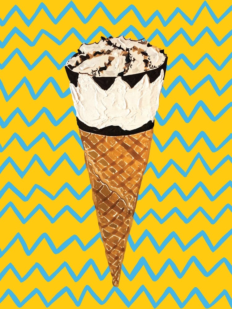 Cornetto Ice Cream Zig Zag