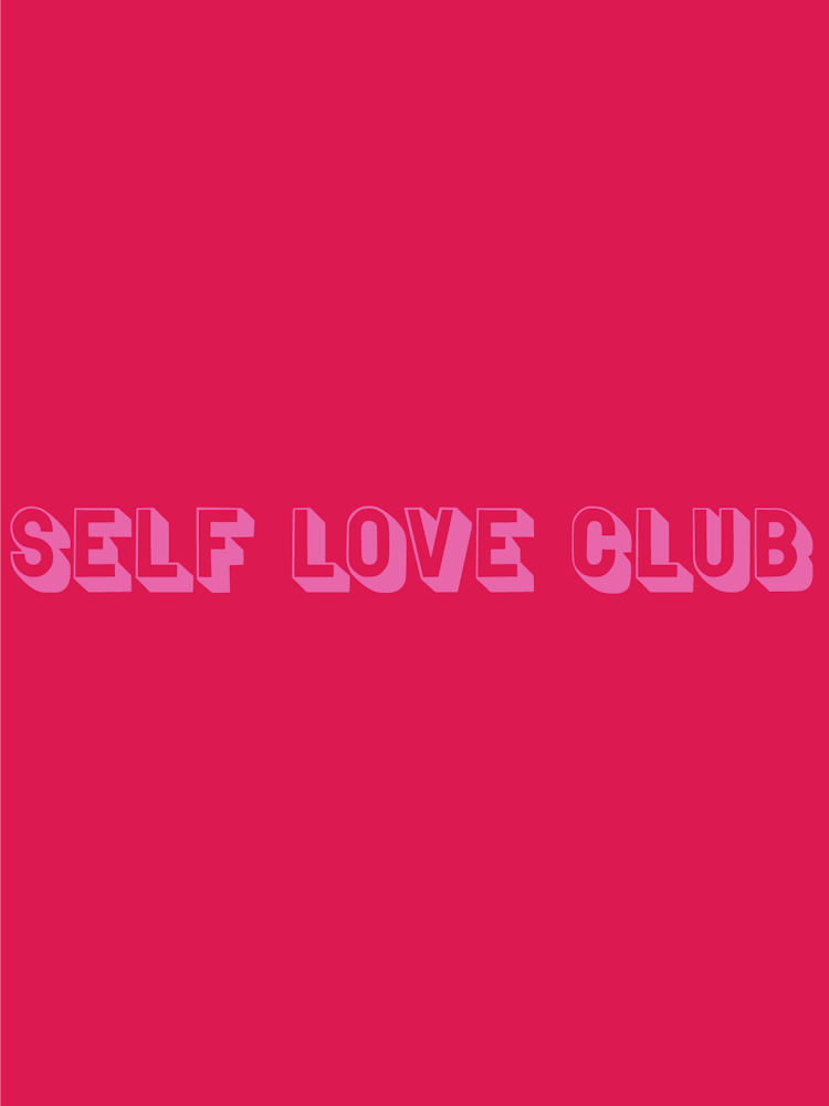 Red & Pink Self Love Club