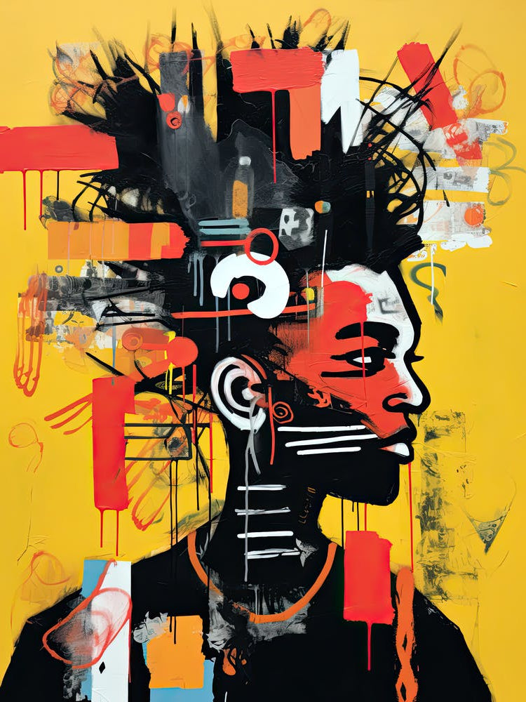 Black punk With Dreadlocks