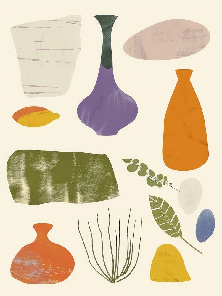 Cute Objects Abstract Collection 1