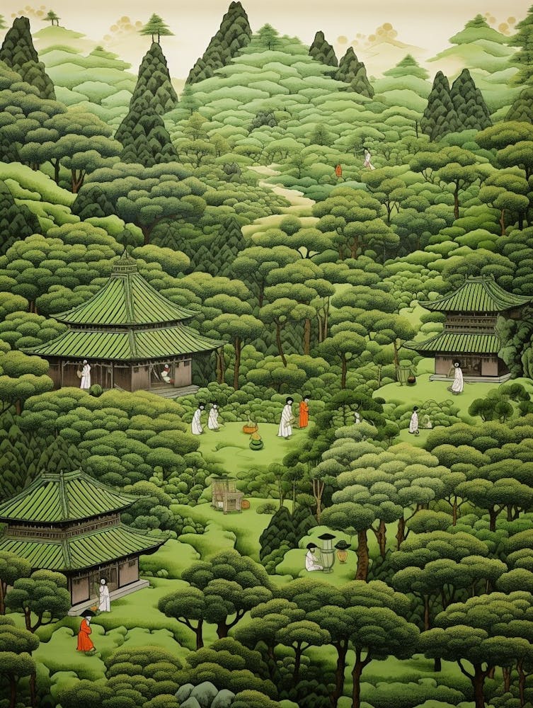 Traditional Japanese Tea Garden 7