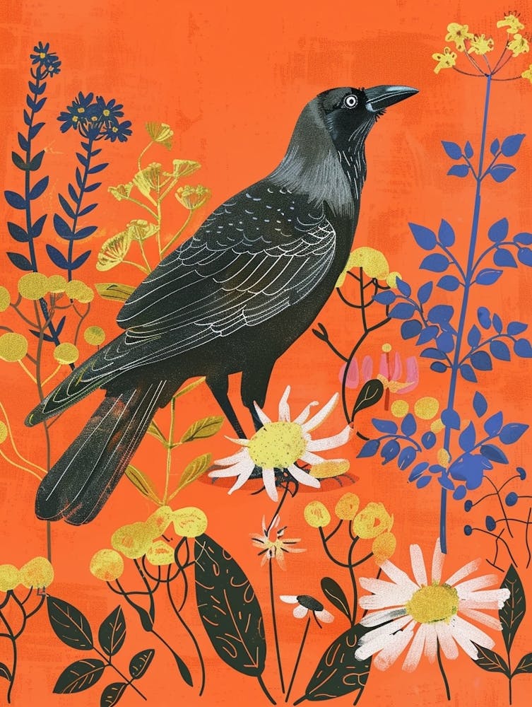 Spring Birds Crow 1