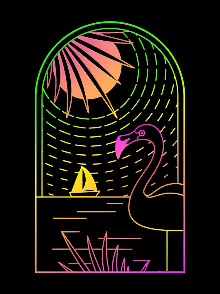 Neon Magic Flaminggo