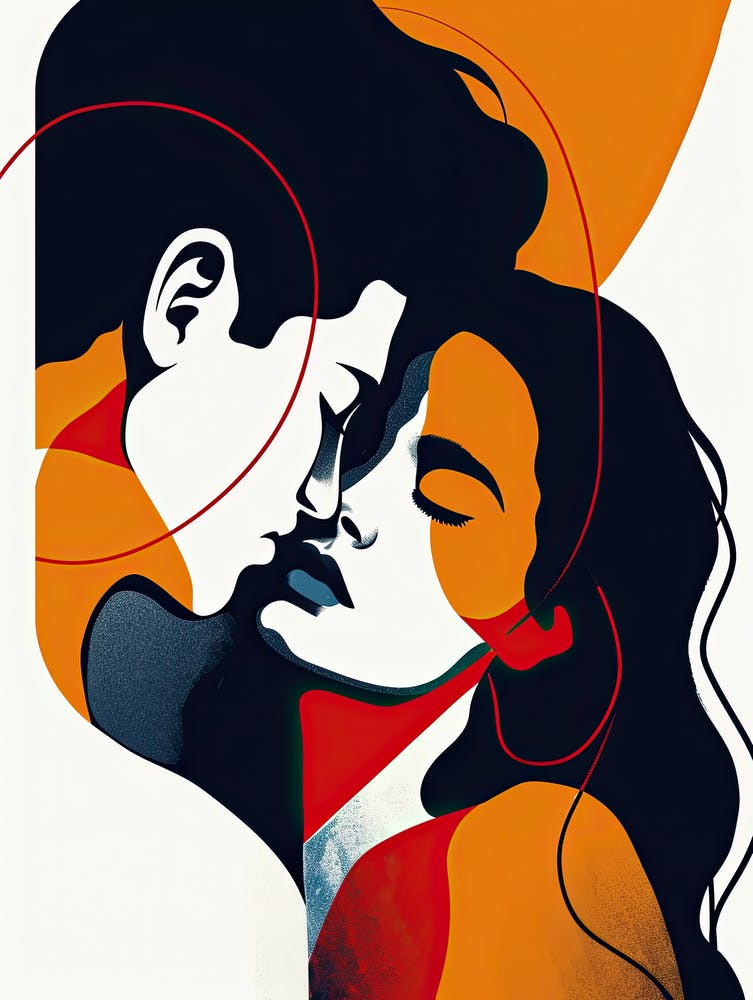 Kissing Couple, Valentine's Day