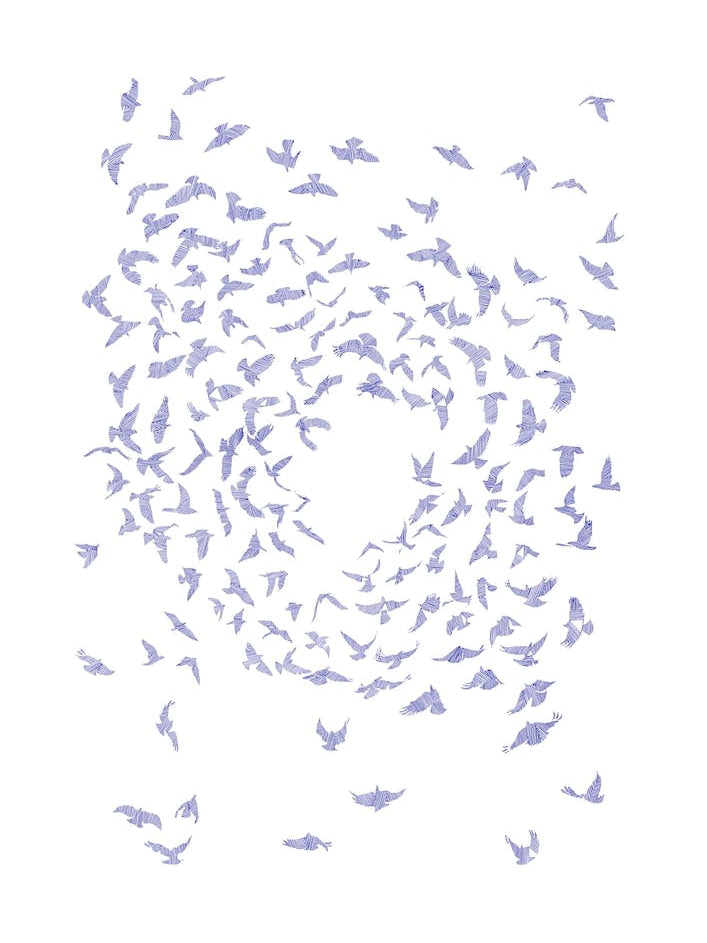 Blue Elegance of Flight