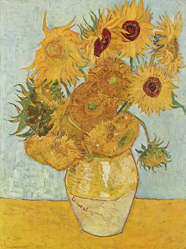 Vincent Van Gogh, Sunflowers, Third Version, 1888.