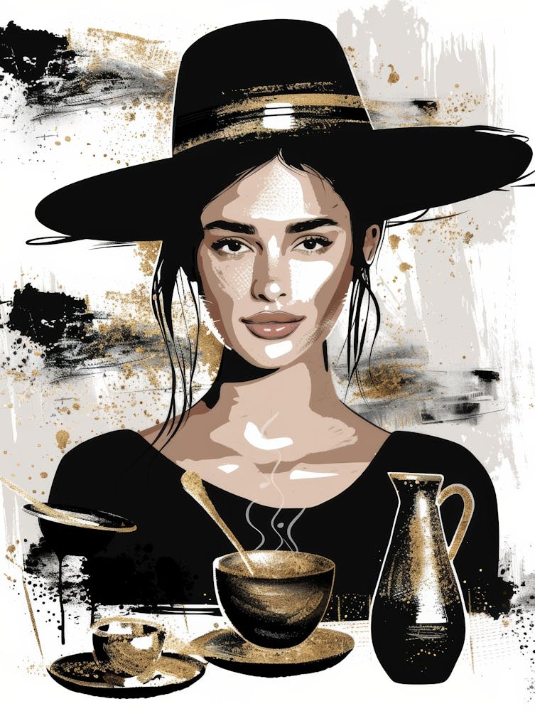 Woman In A Hat 57