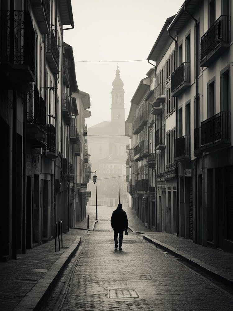 Oviedo, Spain, Black And White Analogue Photography 2
