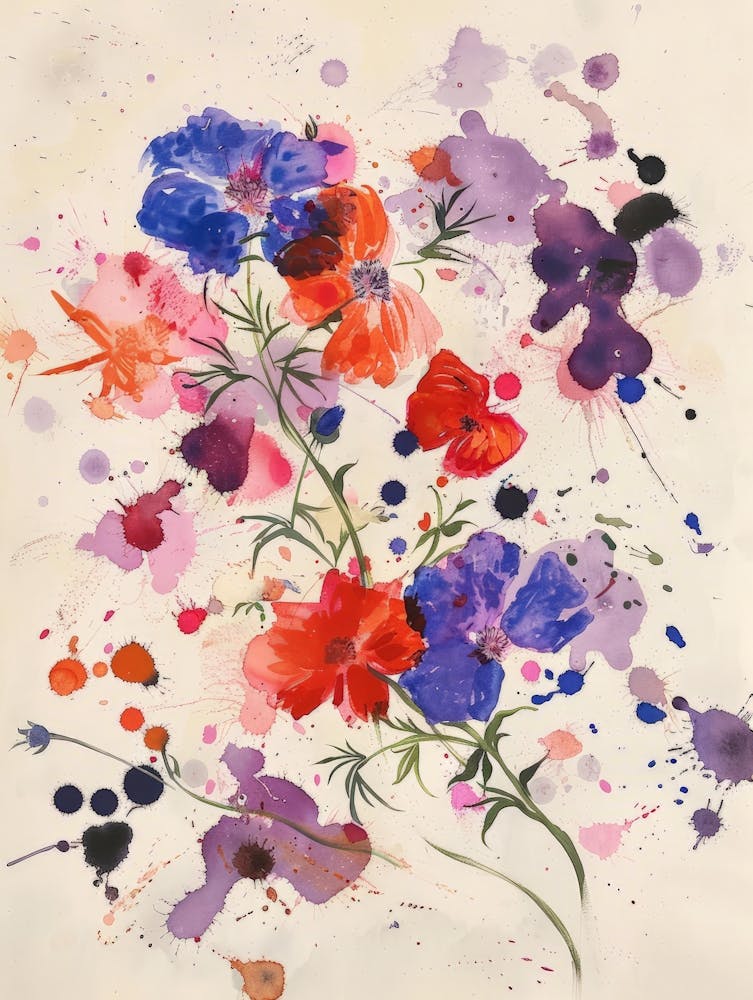 Flowers In Watercolour