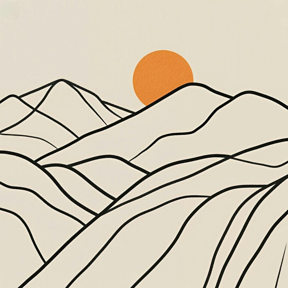 Sunrise In The Mountains 11