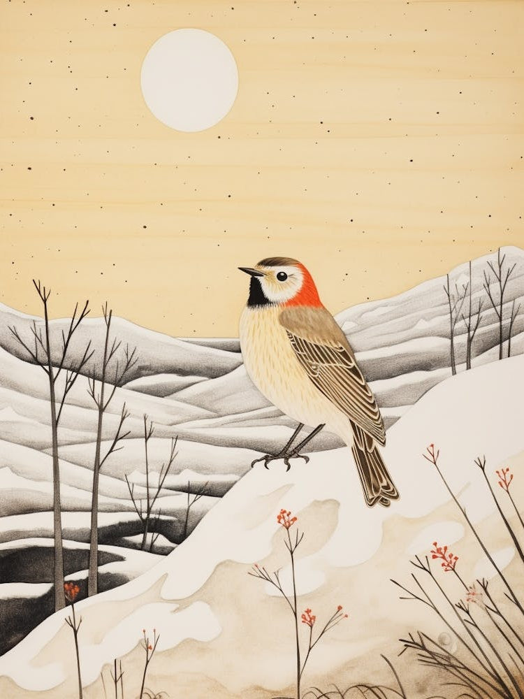 Bird Illustration Lark 3