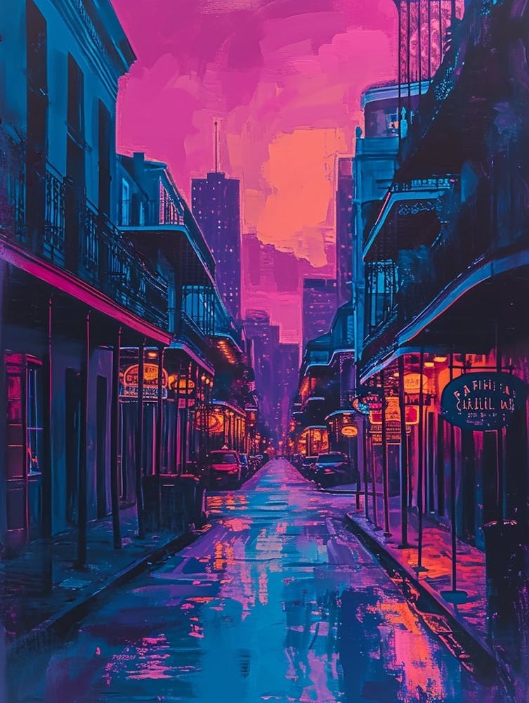 Bourbon Street Retro Pop Art 3