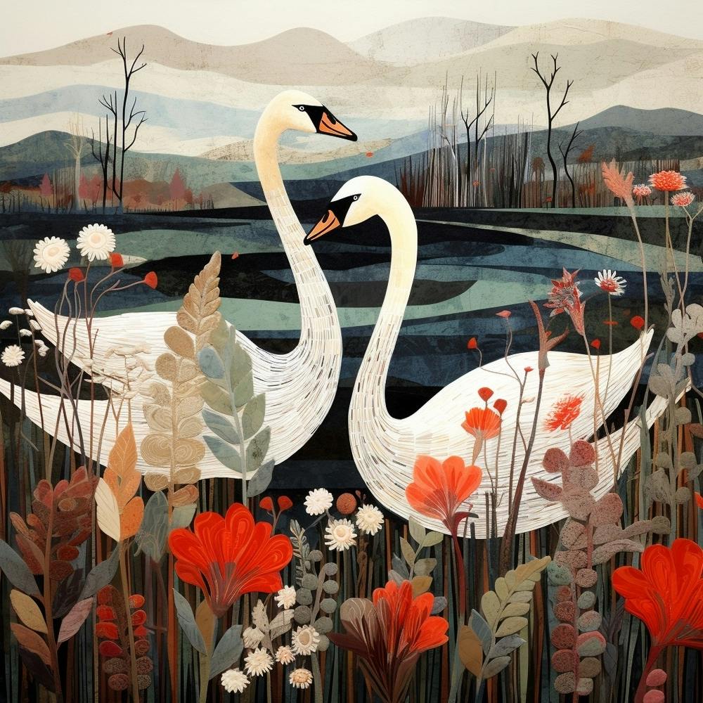 Bird In Nature Swan 3