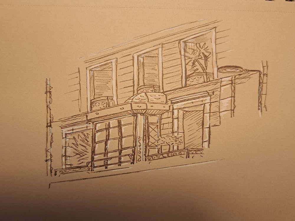 Skizze Eines Fensters