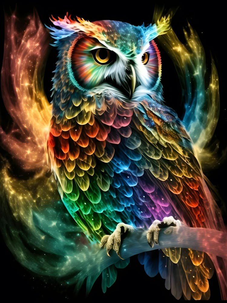 Rainbow Owl 1