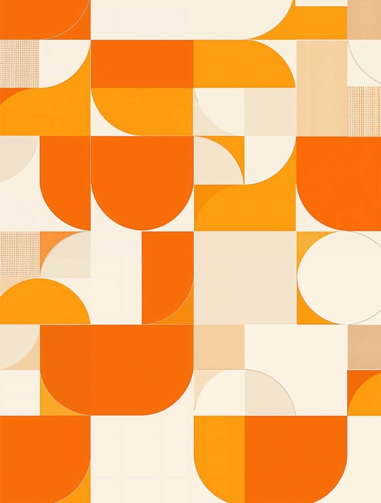 Bauhaus, Abstract Orange