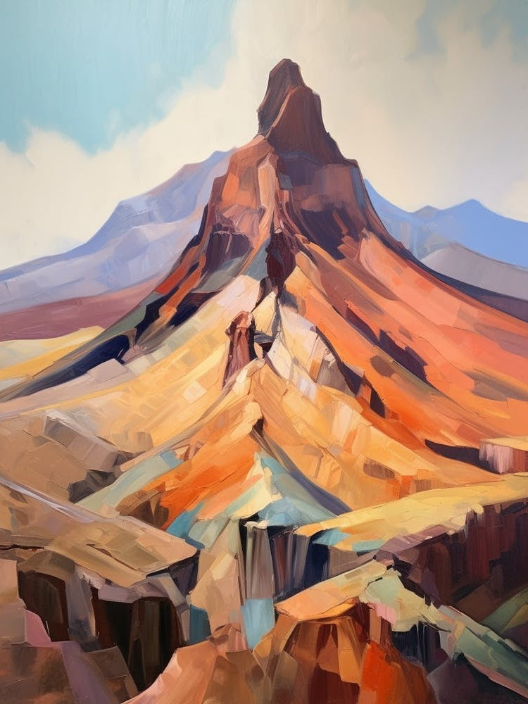 Mount Teide Spain 3 Mountain Painting