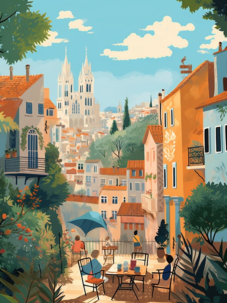 Haifa Israel 4 Illustration