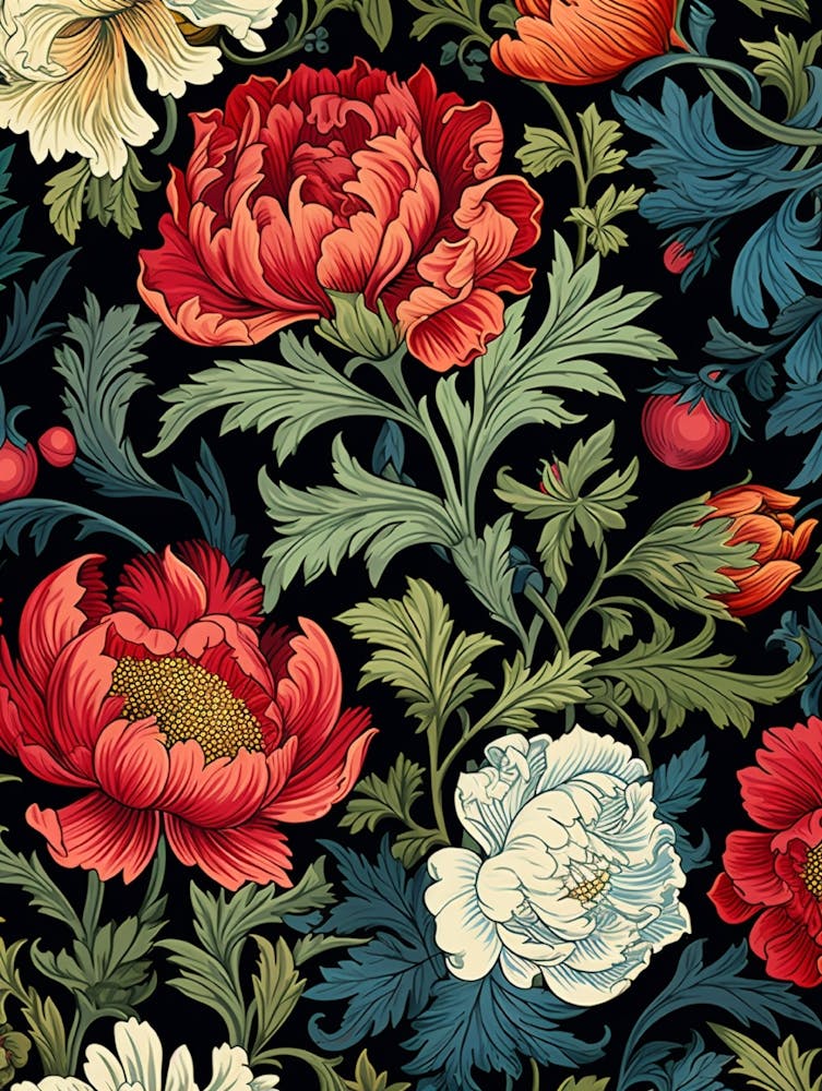 Floral Seamless Pattern 1