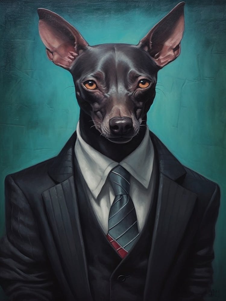 Gangster Dog Xoloitzcuintli Mexican Hairless Dog 2