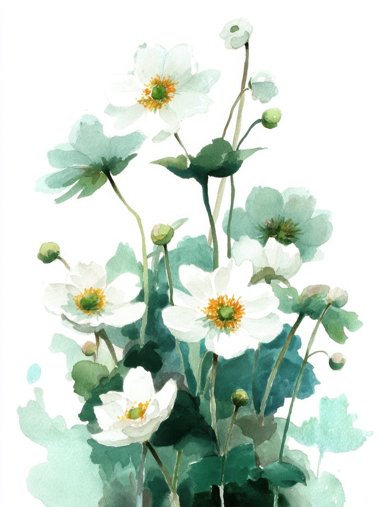 White Anemones 12
