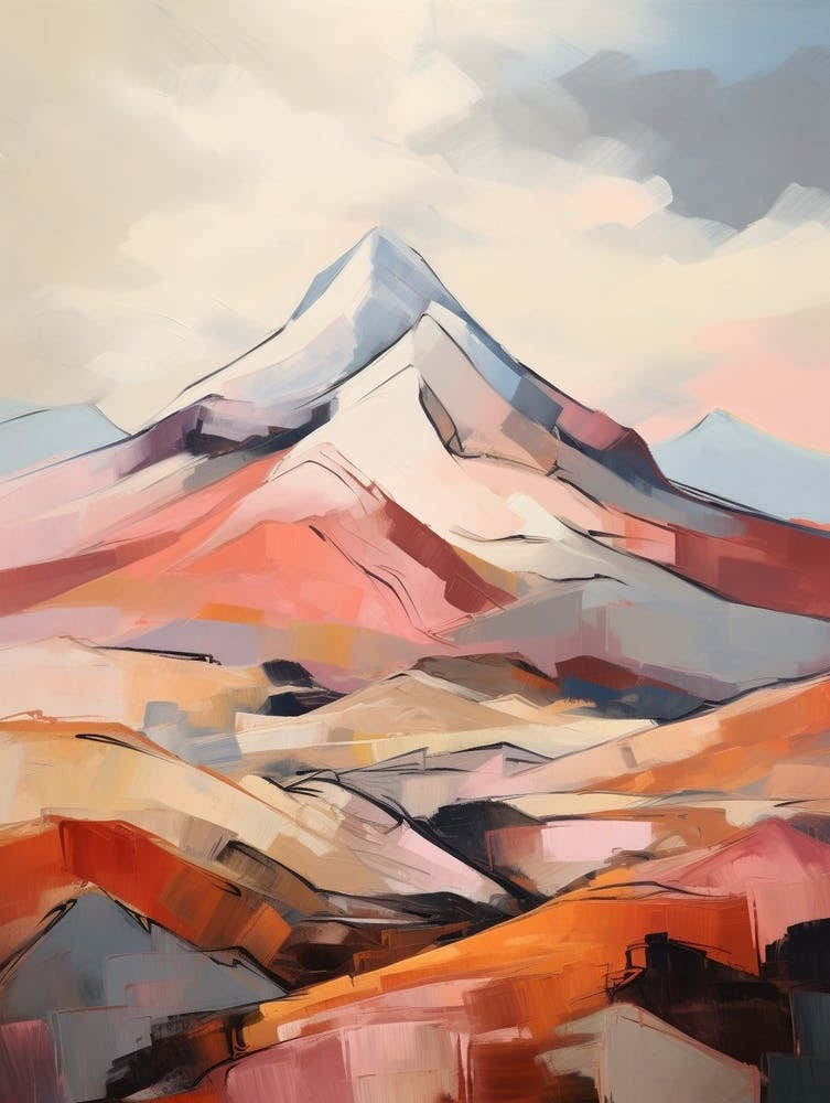 Beinn A Chlachair Scotland 1 Mountain Painting