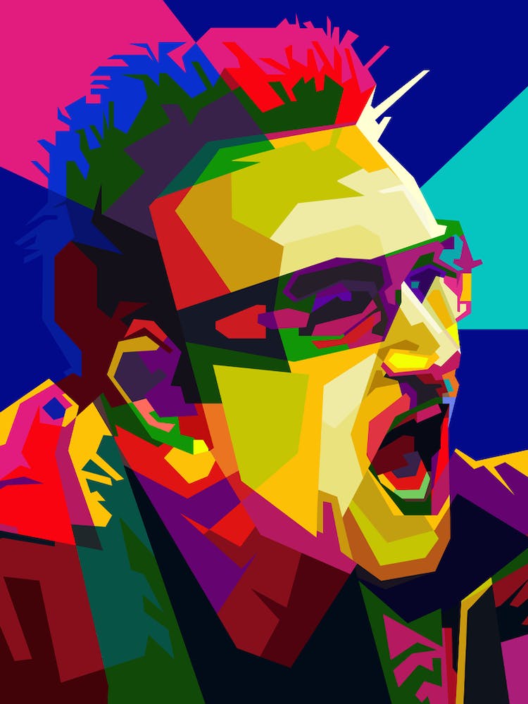 Bono U2 Singer Pop Art Wpap