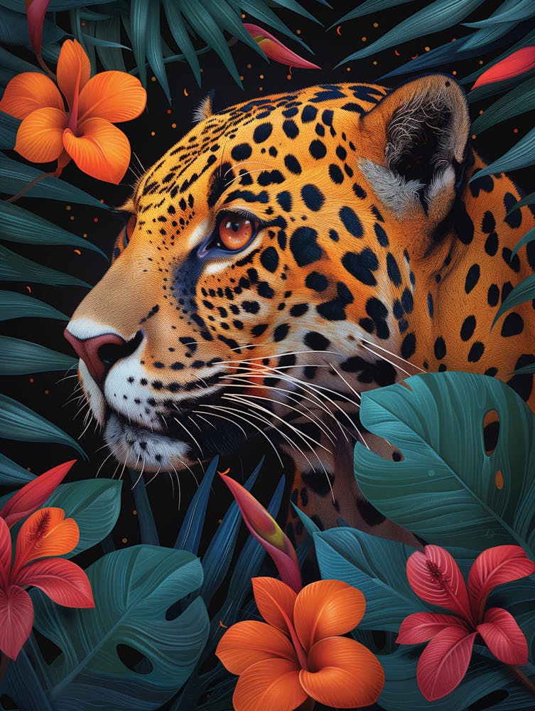 Jaguar In The Jungle