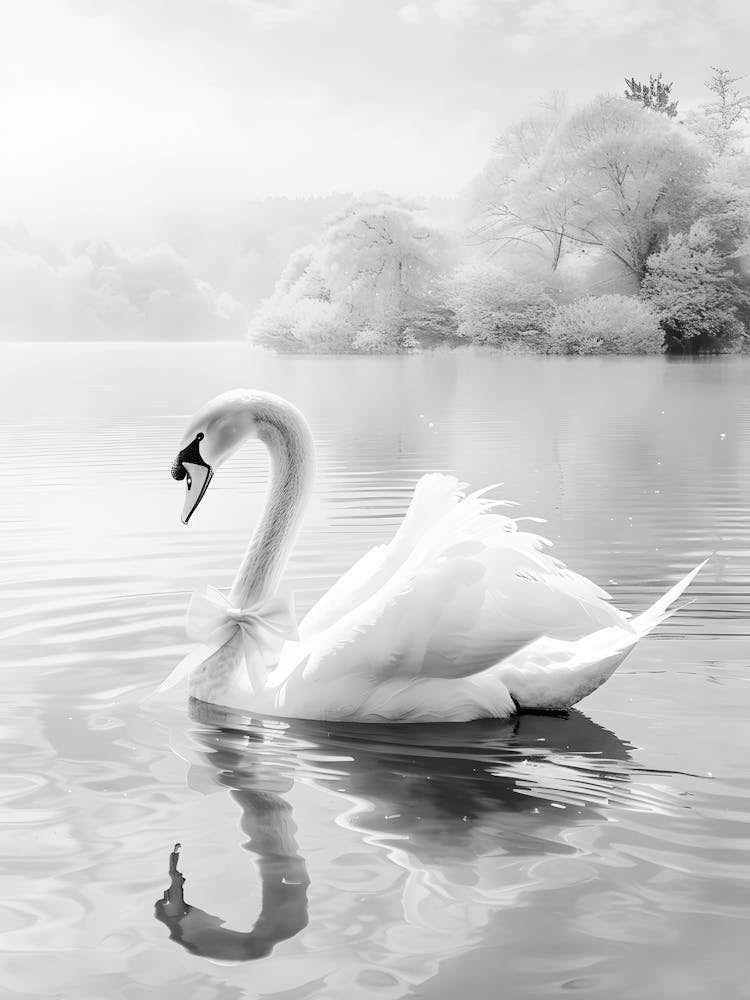 Black And White Swan 1
