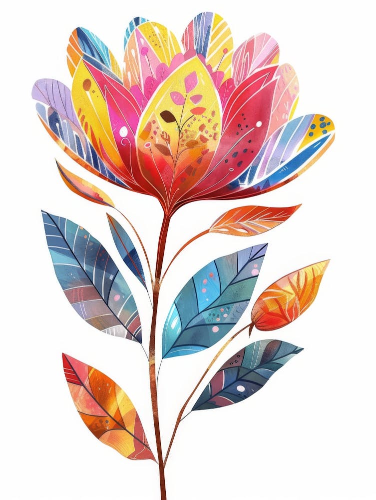 Colorful Flower 1