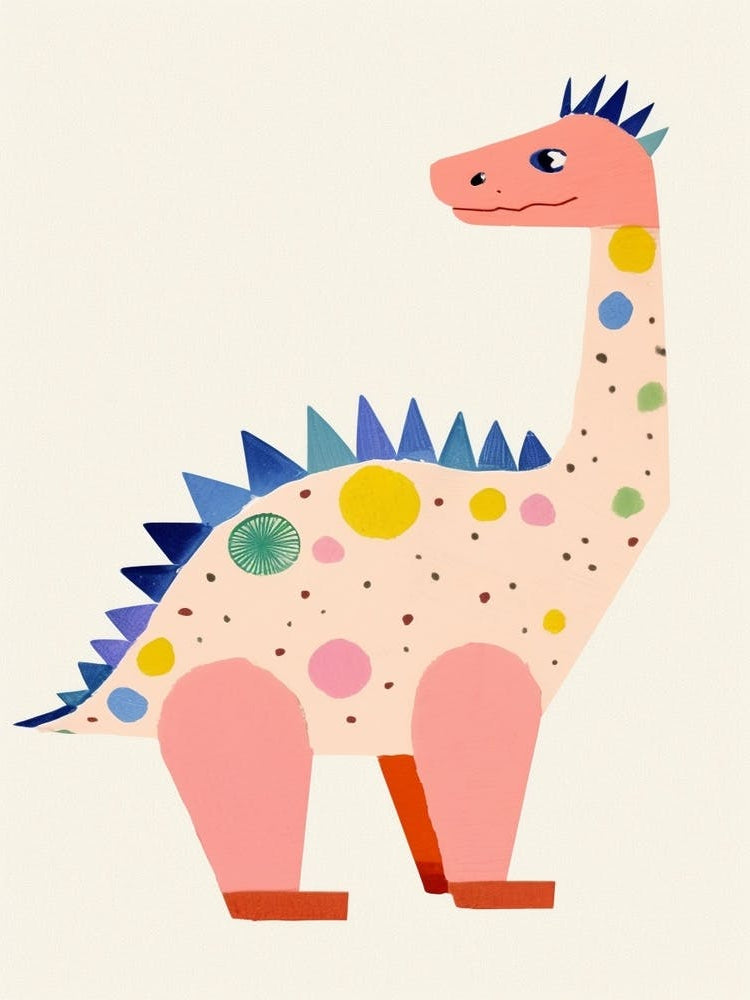 Nursery Dinosaur Art Scelidosaurus 3