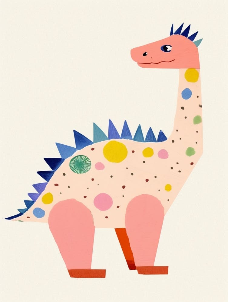 Nursery Dinosaur Art Scelidosaurus 3