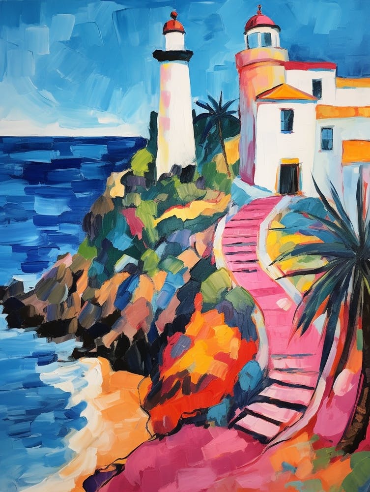 Faro Portugal 4 Fauvist Painting