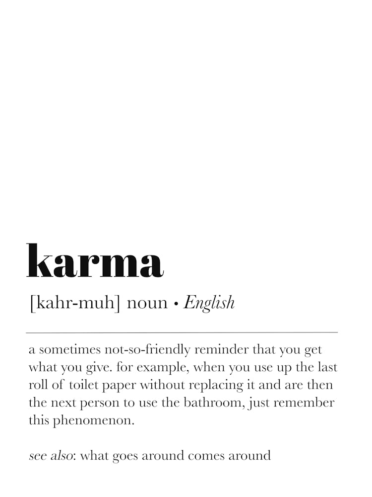 Karma Bathroom Definition