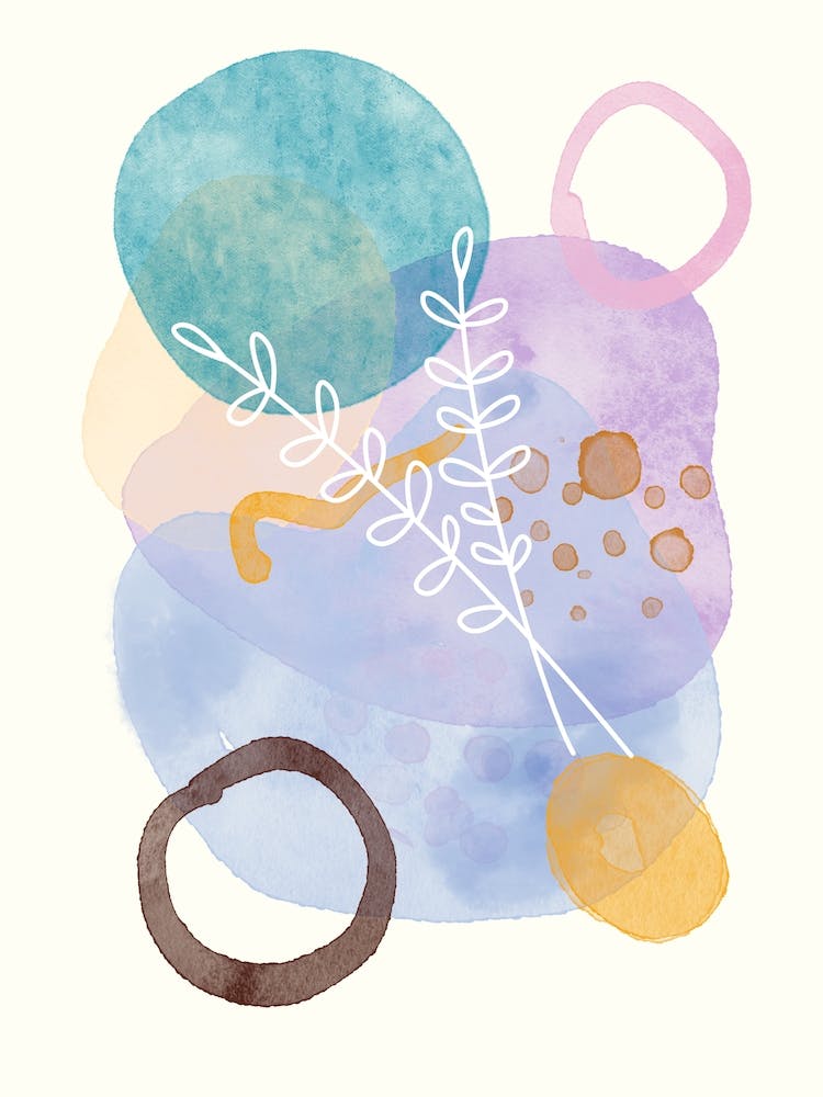 Abstract Watercolor Painting 6