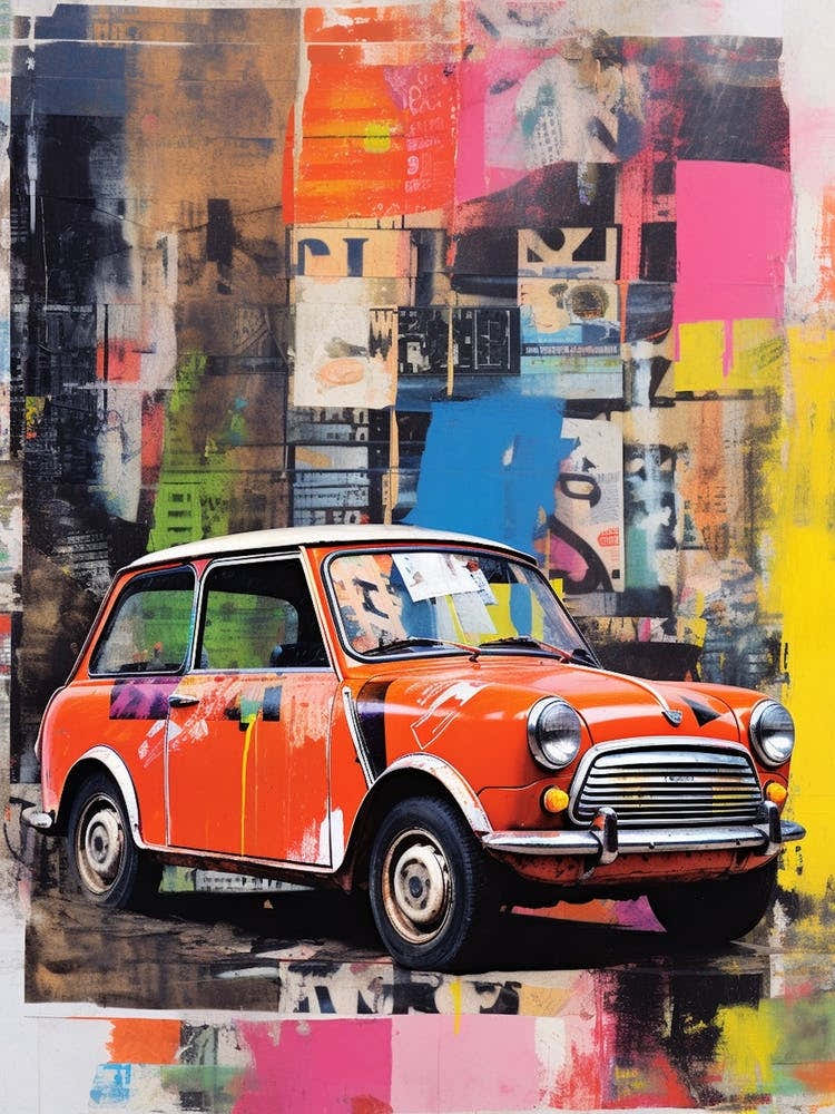 Mini Cooper Inspired Retro Vivid 2