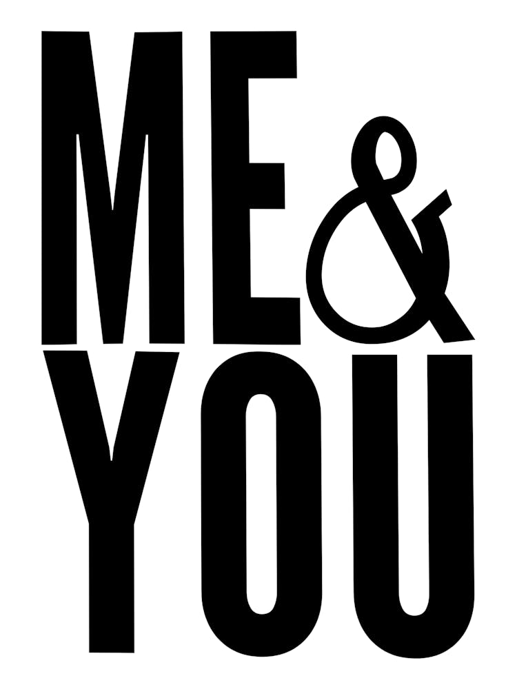 ME & YOU Black Print