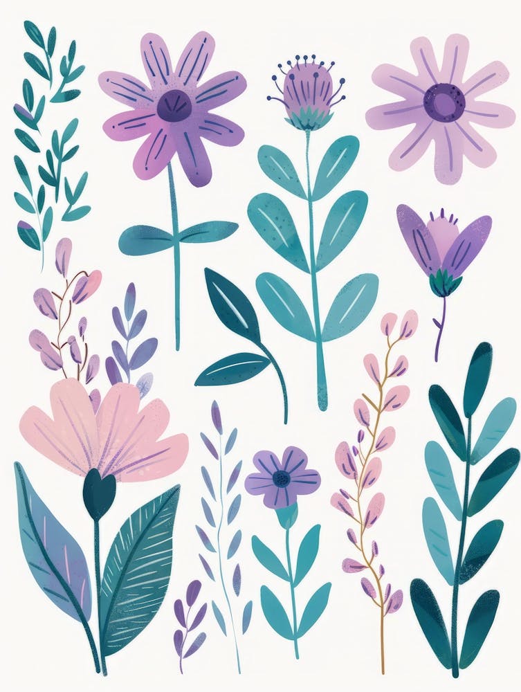 Fleurs à l'Aquarelle 36