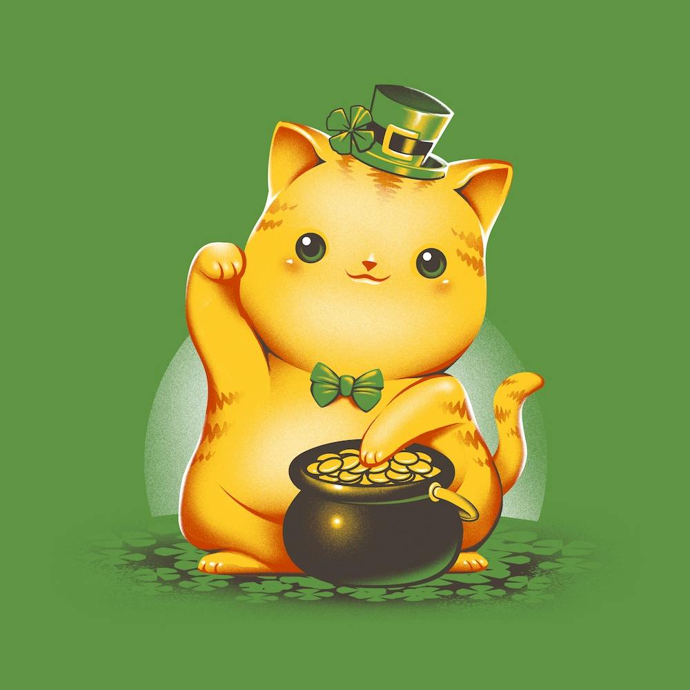 Irish Lucky Cat