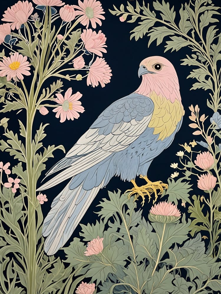 Pastel Bird Of Prey