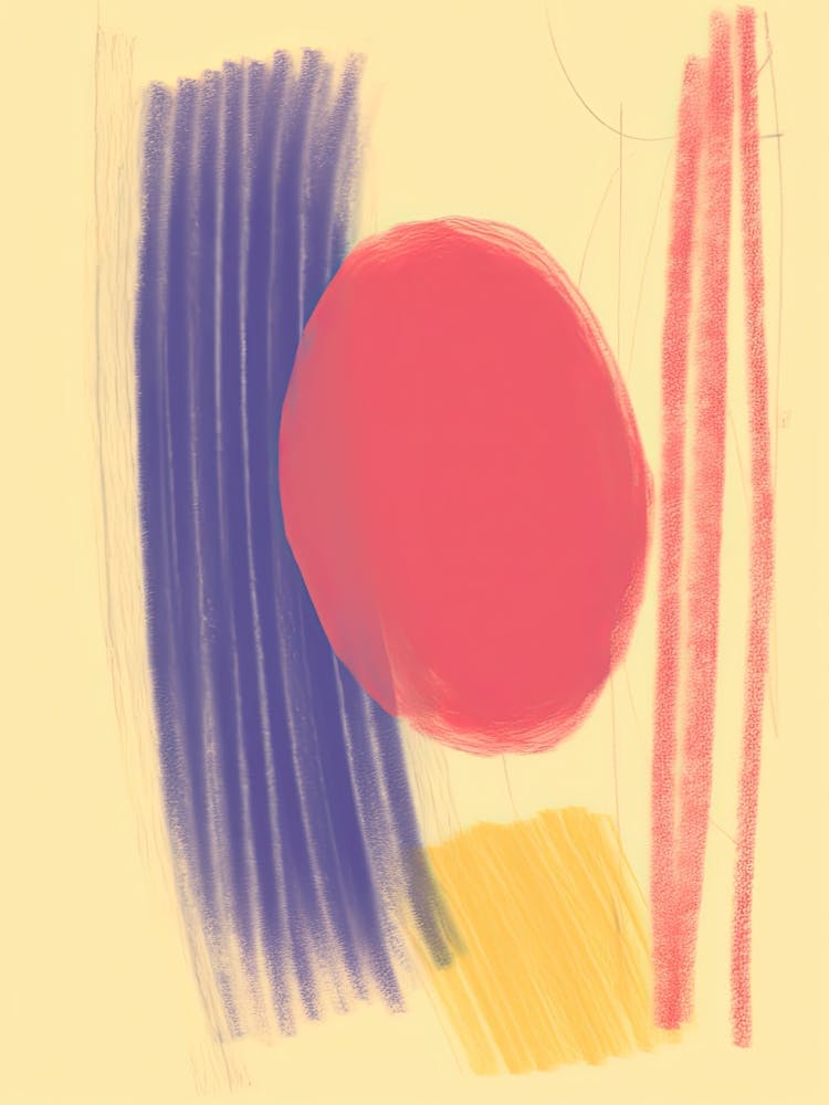 Balance Pastel Colours Abstract 8
