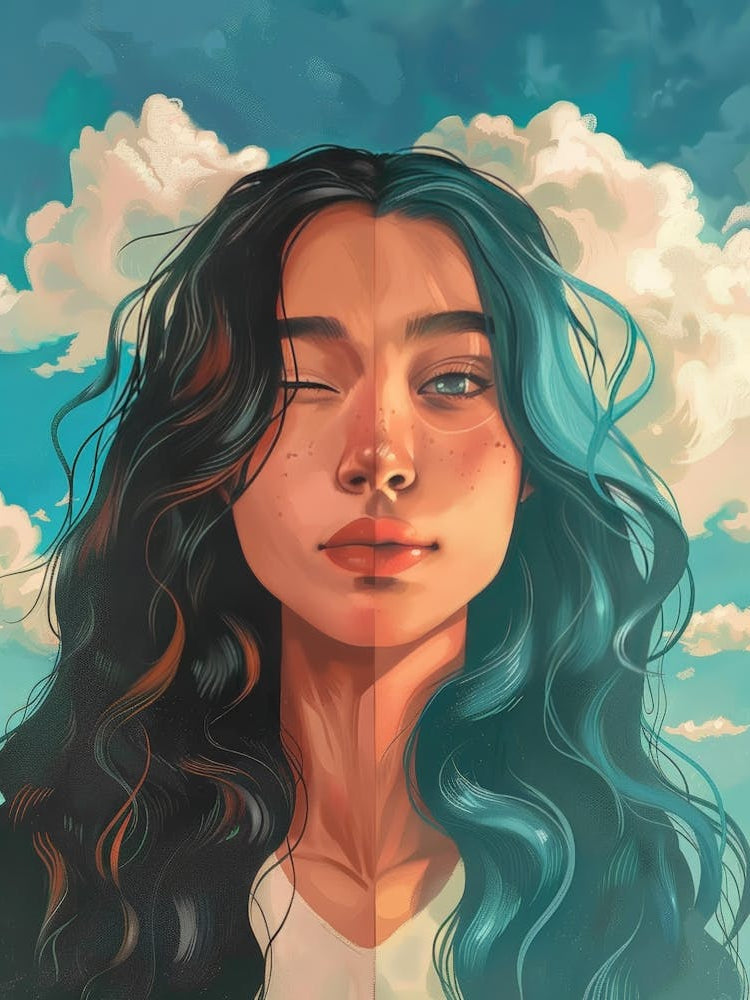 Girl With Blue Hair 15