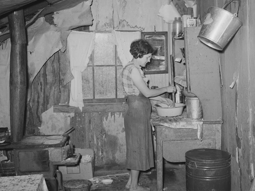 Wife Of Sharecropper In Muskogee County, Oklahoma By Russell Lee