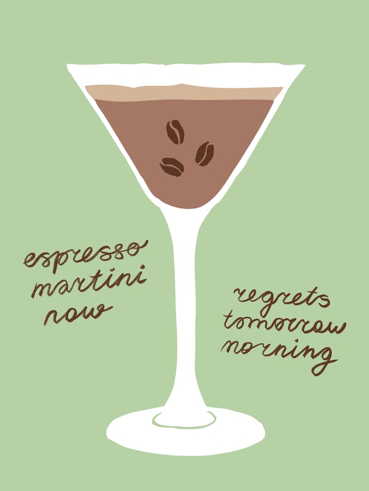 Espresso Martini Now, Regrets Tomorrow Morning, Mocha Mousse Color Palette 2