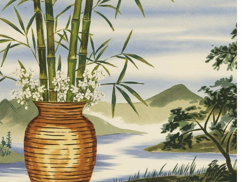 Bamboos In A Vase