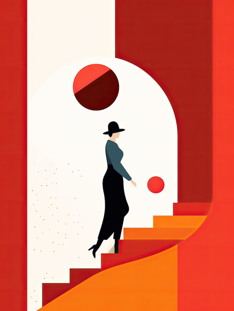 Harmony's Resonance: Woman's Soul in Minimalism