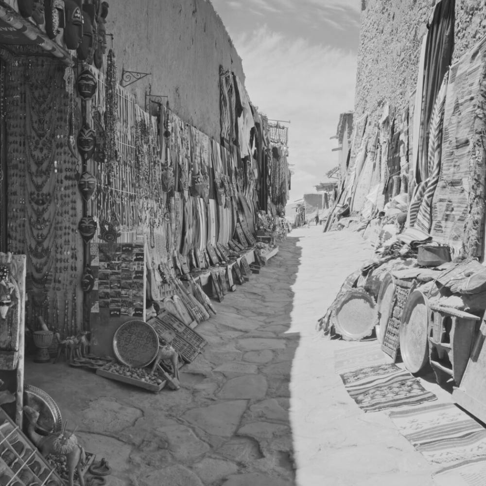 Straßenszene in den Souks