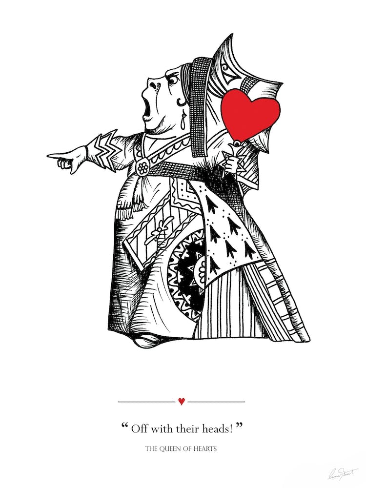 Alice In Wonderland The Queen Of Hearts