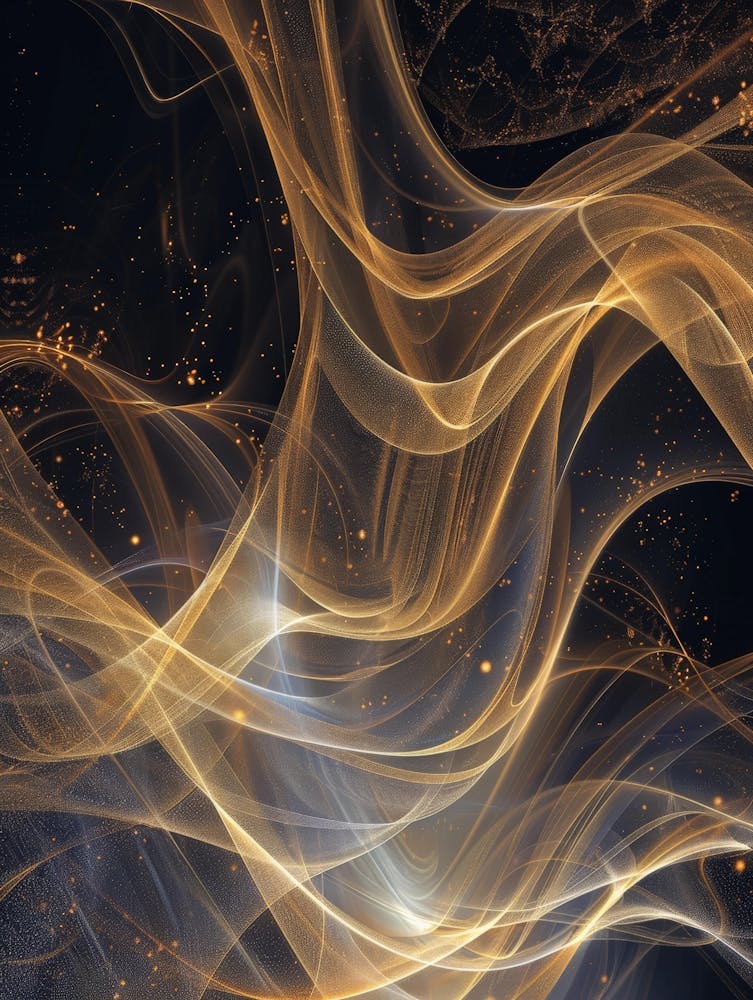 Abstract Golden Rays